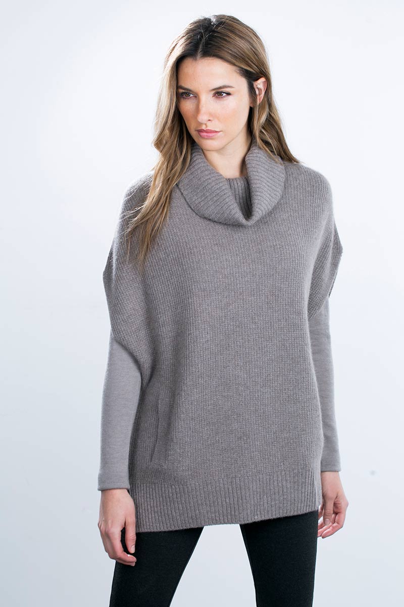 Kinross Cashmere | Rib Pullover Cowl Vest