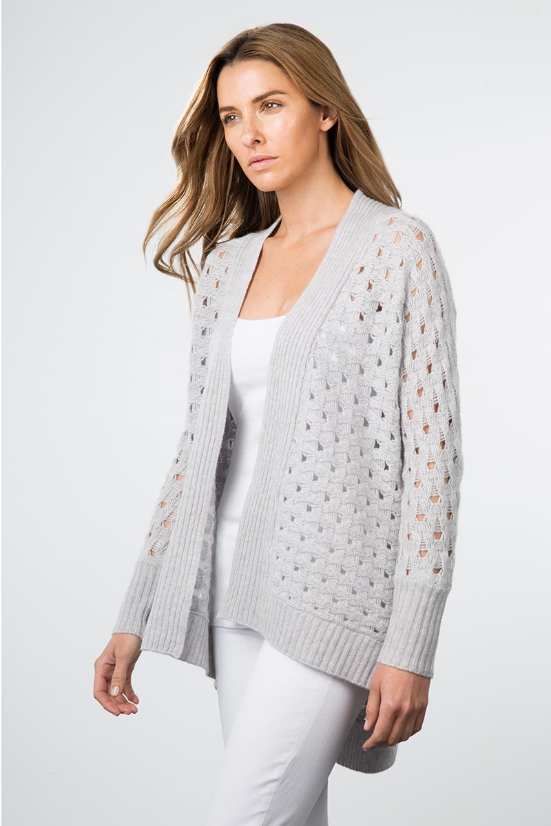 Kinross Cashmere | Resort 2015 | Luxe Texture Cardigan