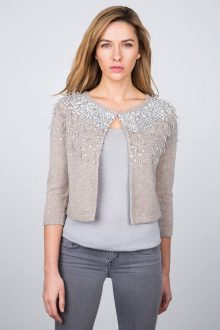 Crystal Cardigan Kinross Cashmere 100% Cashmere