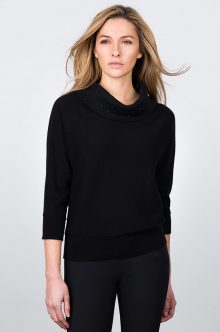 Crystal Mockneck Kinross Cashmere 100% Cashmere