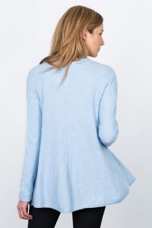 Swing Pleat Cardigan Kinross Cashmere 100% Cashmere