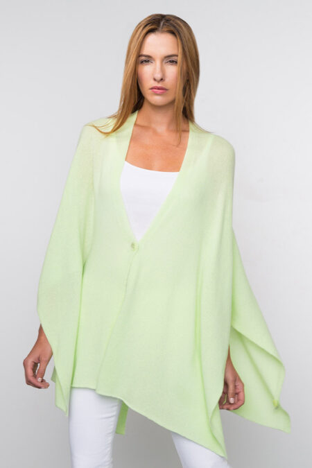 Kinross Cashmere | Spring 2016 | Button Poncho