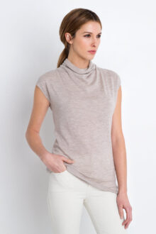 Worsted Drape Neck Kinross Cashmere 100% Cashmere