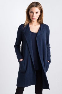 Pocket Crew Cardigan Kinross Cashmere 100% Cashmere