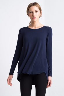 Tunic w/ Pleat Back Kinross Cashmere 100% Cashmere