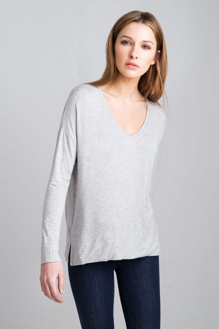 Easy V-neck Kinross Cashmere 100% Cashmere