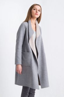 Reversible Drape Coat Kinross Cashmere 100% Cashmere