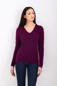 V-neck Kinross Cashmere 100% Cashmere