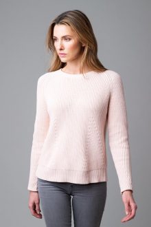 Fashion Rib Pullover - Kinross Cashmere