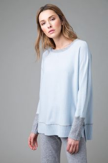 Hi Low Sweatshirt - Kinross Cashmere