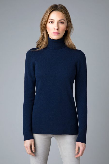 Fitted Turtleneck - Kinross Cashmere