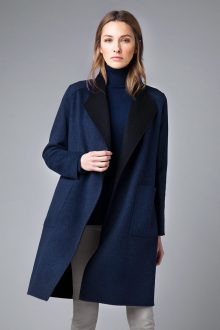 Reversible Drape Coat - Kinross Cashmere