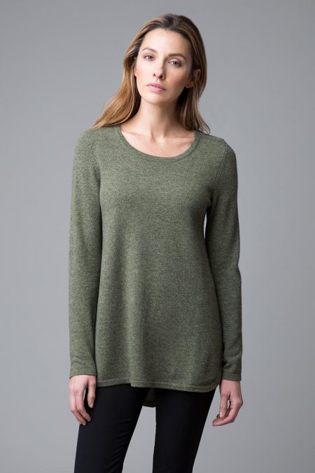 Pleat Back Tunic - Kinross Cashmere