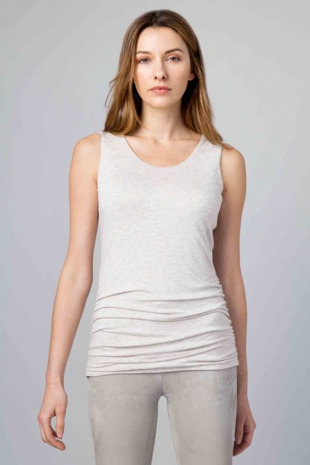 Ruched Tank - Kinross Cashmere