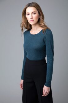 Worsted Crewneck - Kinross Cashmere