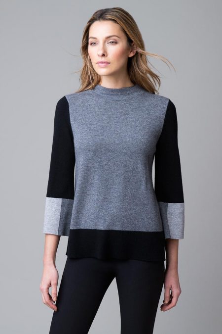 Colorblock Funnel - Kinross Cashmere