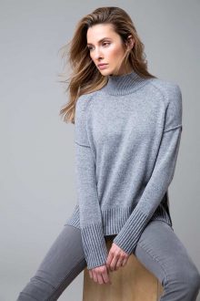 Plaited Turtleneck - Kinross Cashmere