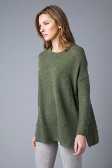 Easy Ballet Neck Pullover - Kinross Cashmere