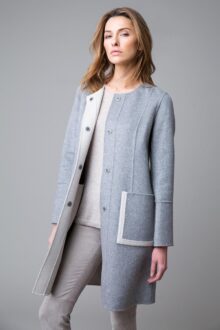 Reversible Snap Coat - Kinross Cashmere