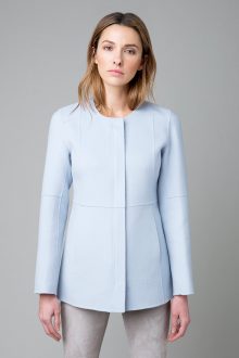 Seamed Zip Jacket - Kinross Cashmere