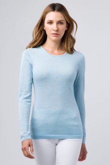 Worsted Crewneck - Kinross Cashmere