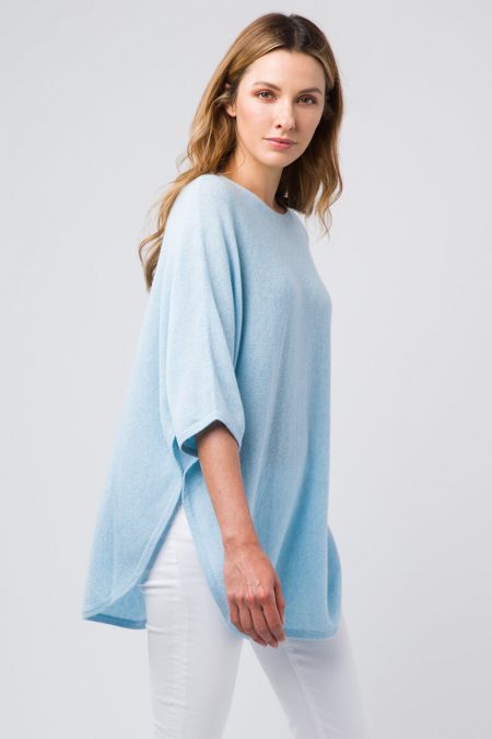 Oversized Dolman Pullover- Kinross Cashmere