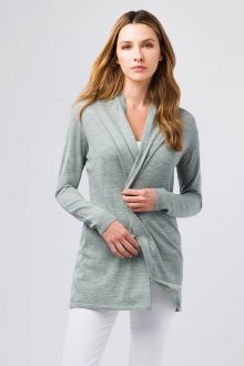 Worsted Drape Cardigan - Kinross Cashmere