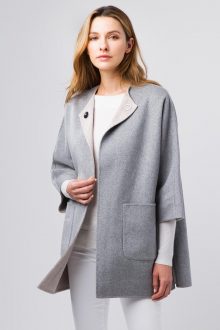 Reversible Dolman Coat - Kinross Cashmere