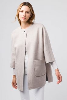 Reversible Dolman Coat - Kinross Cashmere