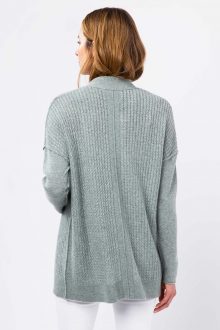 Micro Cable Cardigan - Kinross Cashmere