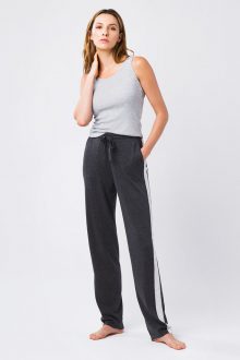 Contrast Trim Pant - Kinross Cashmere