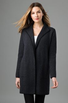 Reversible Jacquard Cardigan - Kinross Cashmere