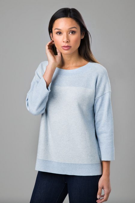 Plaited Easy Pullover - Kinross Cashmere