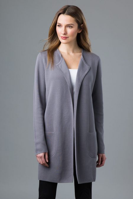 Double Knit Cardigan - Kinross Cashmere