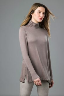 Scrunch Neck Tunic - Kinross Cashmere