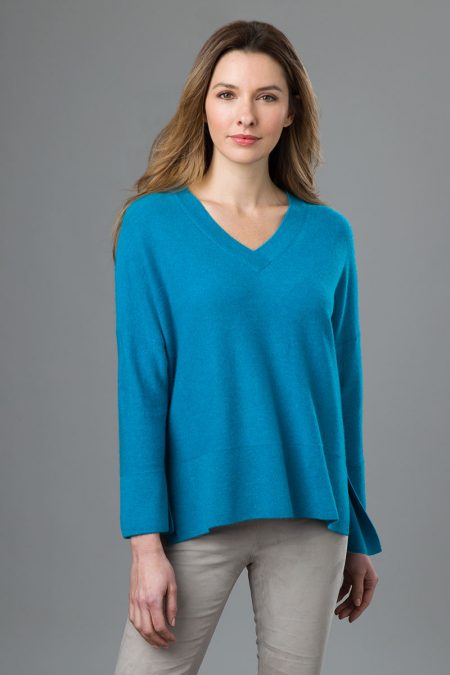 Hi Low Easy Vee - Kinross Cashmere