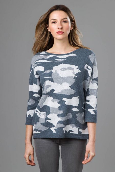 Camo Pullover - Kinross Cashmere