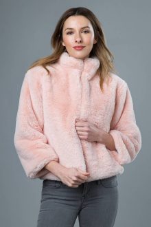 Reversible Faux Fur Cardigan - Kinross Cashmere