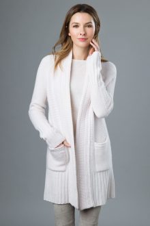 Luxe Cable Cardigan - Kinross Cashmere