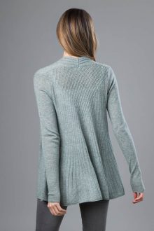 Back Detail Cardigan - Kinross Cashmere