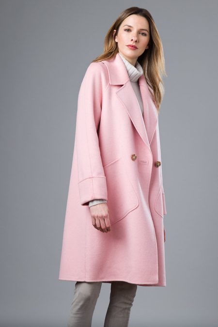 Notch Collar Coat - Kinross Cashmere