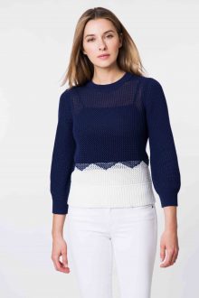 Colorblock Pullover - Kinross Cashmere