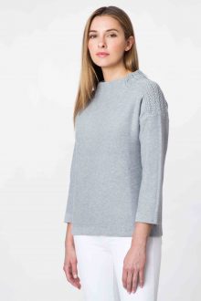 Textured Shoulder Funnel - Kinross Cashmere