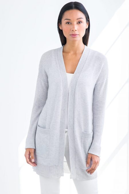 Garter Stitch Cardigan - Kinross Cashmere