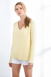 Easy Vee Pullover - Kinross Cashmere