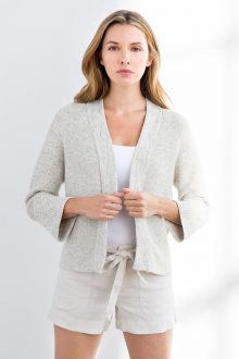 Bell Sleeve Cardigan - Kinross Cashmere