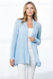 Back Detail Cardigan - Kinross Cashmere