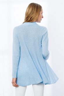 Back Detail Cardigan - Kinross Cashmere