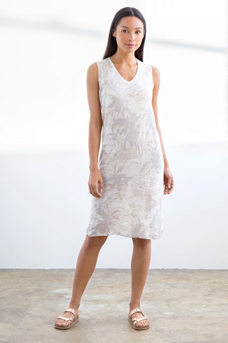 Tropical Camo Dress - Kinross Cashmere