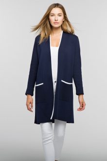 Double Knit Long Cardigan - Kinross Cashmere